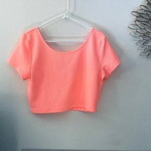 H&M top. Size: Large. Color: Bubble gum pink.